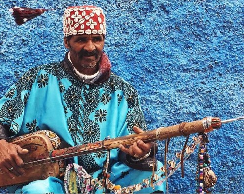 Morocco,Chefchaouen,Gnaoua,Sintir